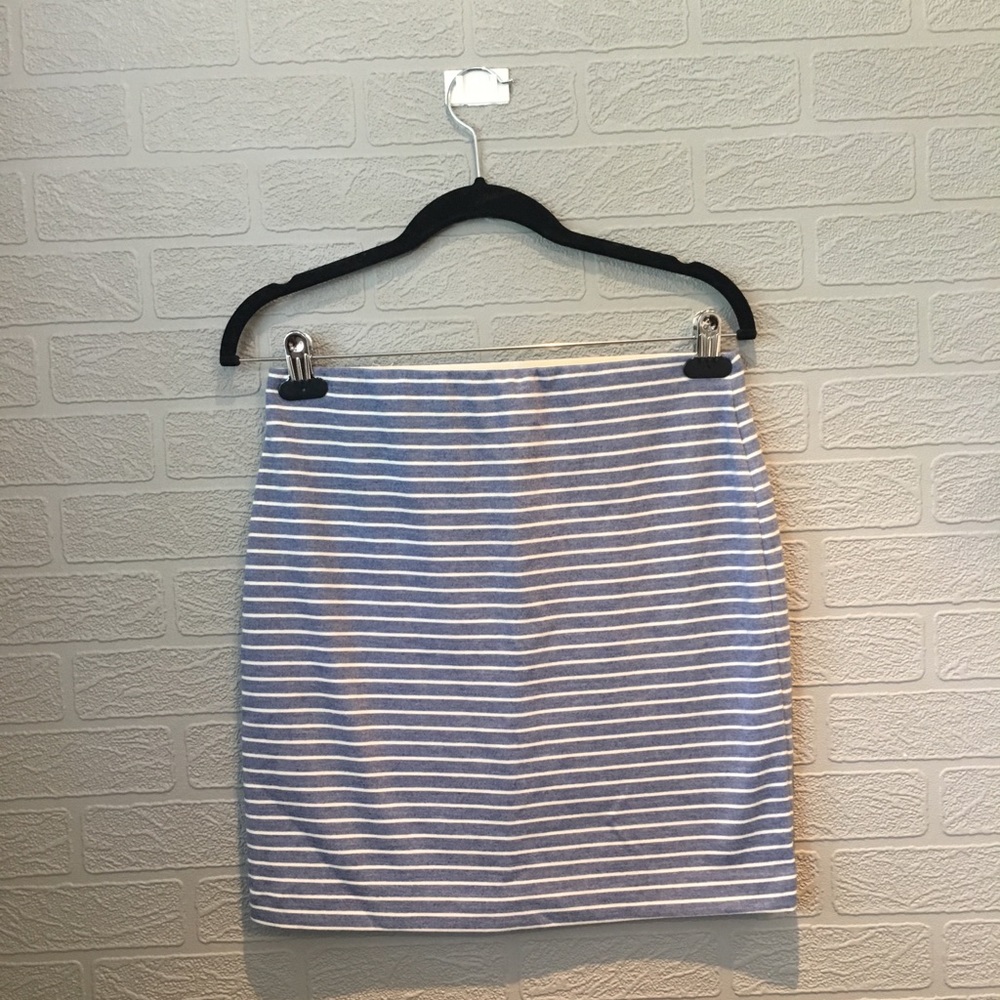 Blue striped matching set